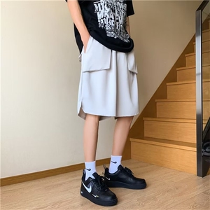 CL2356-P30 夏季日系工装短裤男休闲宽松复古百搭潮五分阔腿中裤图片