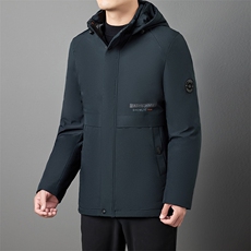中年男士棉衣爸爸保暖棉服老人冬装加厚外套中老年男装爷爷薄棉袄，男装棉衣，电商B212（原钱塘6029）