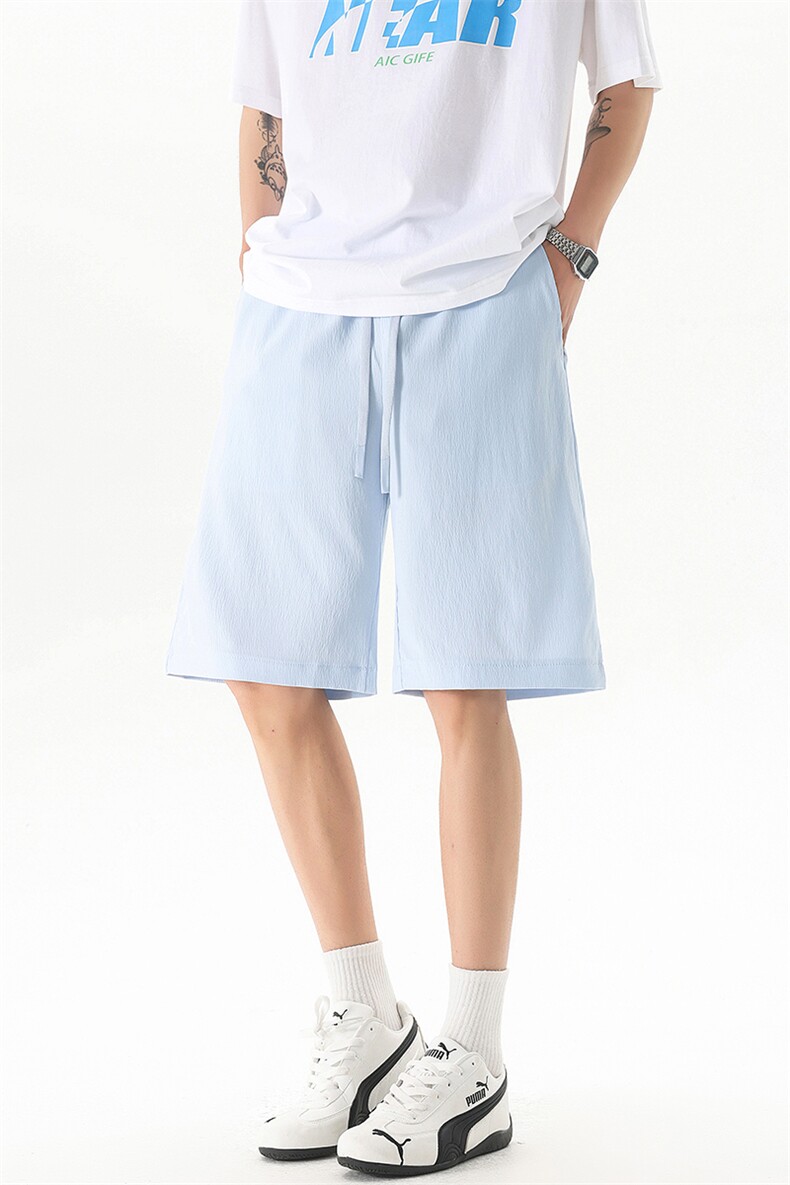 8XL-M特大码冰丝透气垂感短裤男篮球运动五分裤DK1507P30控48,男装牛仔裤,电商D206-1