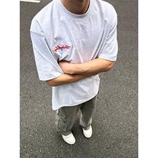 万针全刺绣工艺抖音得物高品质260克重磅纯棉双纱美式高街短袖T恤，男装T恤，电商A486