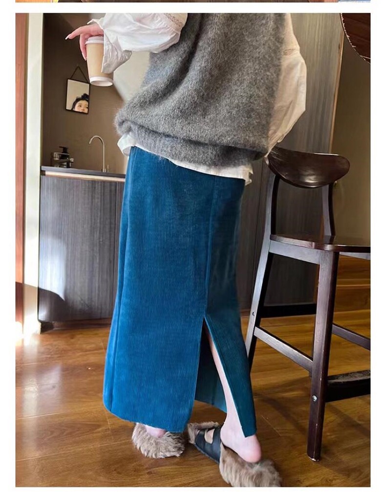 2022加绒半裙，女装半身裙，曼希野