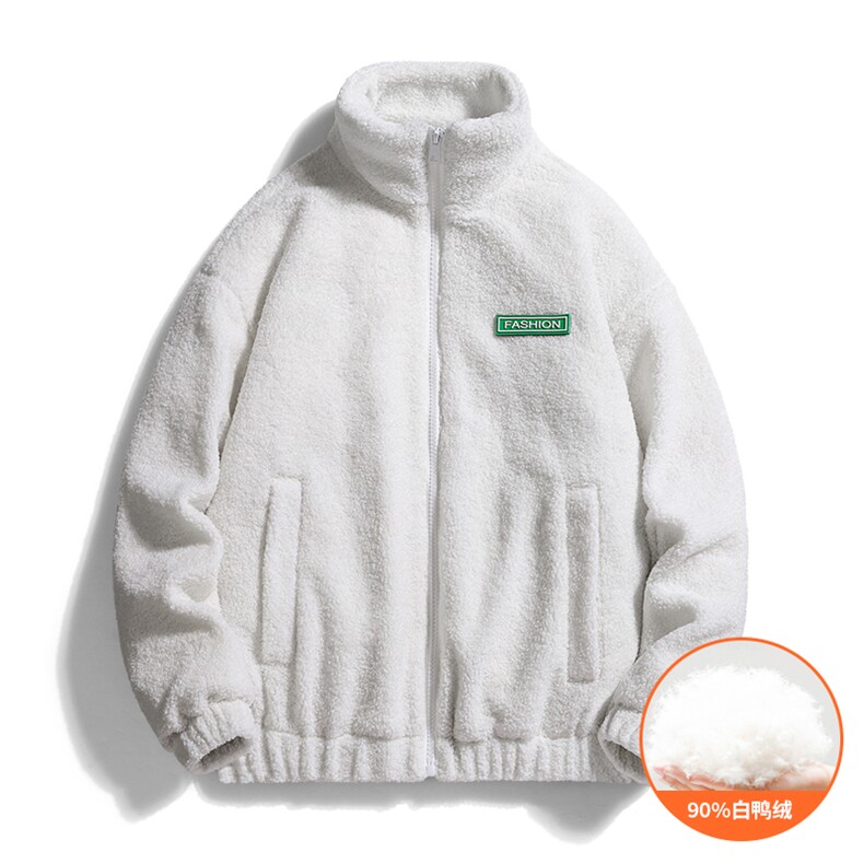 冬季羽绒服90白鸭绒轻盈保暖冬季羽绒羊羔绒外套YRMJ2213P140，男装羽绒服，电商A128
