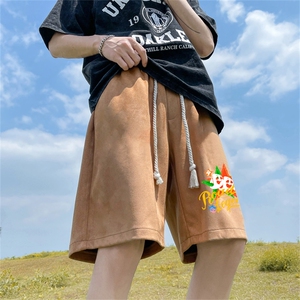 重磅夏季麂皮绒休闲短裤休闲五分裤JDK474-特p25控48图片
