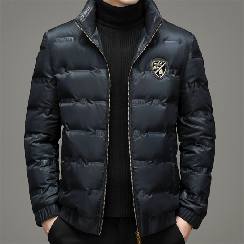 新款冬季羽绒服男装外套白鸭绒中年爸爸装休闲外套YYYR2131-P260,男装羽绒服,电商B212（原钱塘6029）