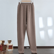 2025年秋冬季新款女士打底四平加厚羊绒裤内穿保暖贴身百搭，女装休闲裤，达齐羊绒