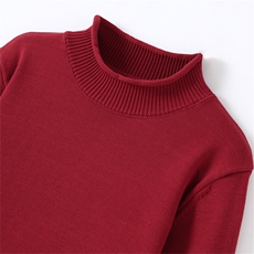 2025年秋季时尚百搭通勤简约休闲加厚卷边，女装针织衫/毛衣，阁惠羊绒