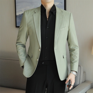 26做货-男士休闲西装修身韩版西服外套小西装上衣DX6921P165图片