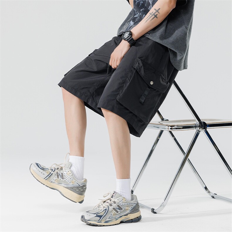 夏季重磅工装冰凉速干五分短裤潮流休闲裤A436-5259-P4568,男装牛仔裤,电商A436