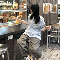 万针全刺绣工艺高品质260克双纱纯棉美式高街短袖T恤特P33，男装T恤，电商A486-1