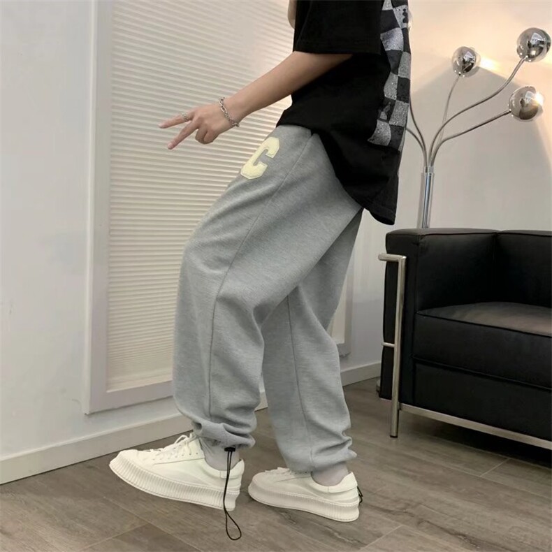 男春季潮流时尚华夫格休闲长裤KD20P30,男装休闲裤,星座1116-2