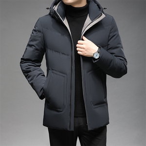 中老年羽绒服男灰鸭绒保暖爸爸装冬季中年外套上衣GSNA21585-P255图片