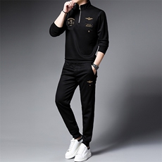 SA9851-2钱塘2020-2中年男士新款时尚休闲帅气冬季厚款卫衣P150，男装休闲套装，钱塘207-2