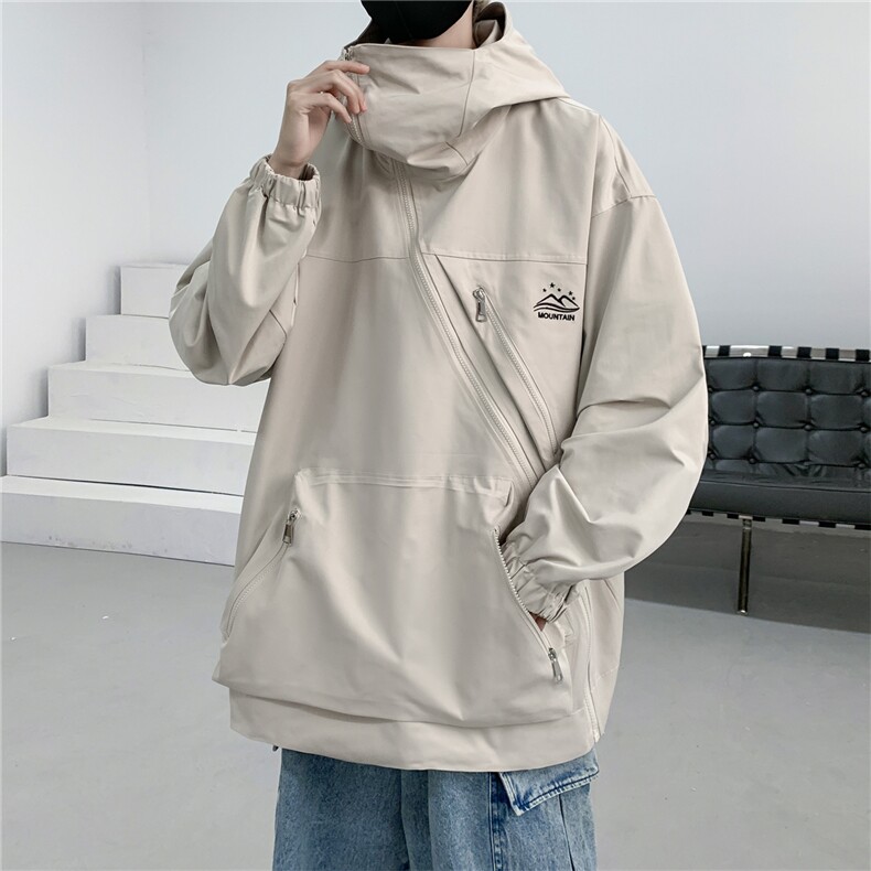 连帽冲锋衣夹克cwy233-P85控118,男装棉衣,电商B370