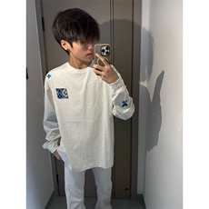 束口长袖-纯棉-刺绣美式街头宽松休闲男女卫衣，男装卫衣，四季星座505