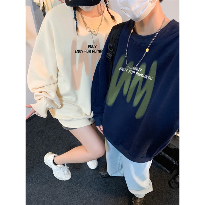 ！圆领卫衣男装港风长袖T恤男外套男WY149-P28,男装卫衣,电商B367