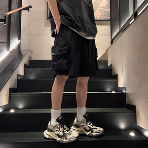 夏季立体大口袋工装松紧系绳短裤男休闲宽松裤 X5475-TP40 控价68图片