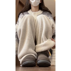 【有货】JRK02-特P60东北零下40度裤子男保暖加绒羊羔绒卫裤网图，男装休闲裤，星座1007（原301D）