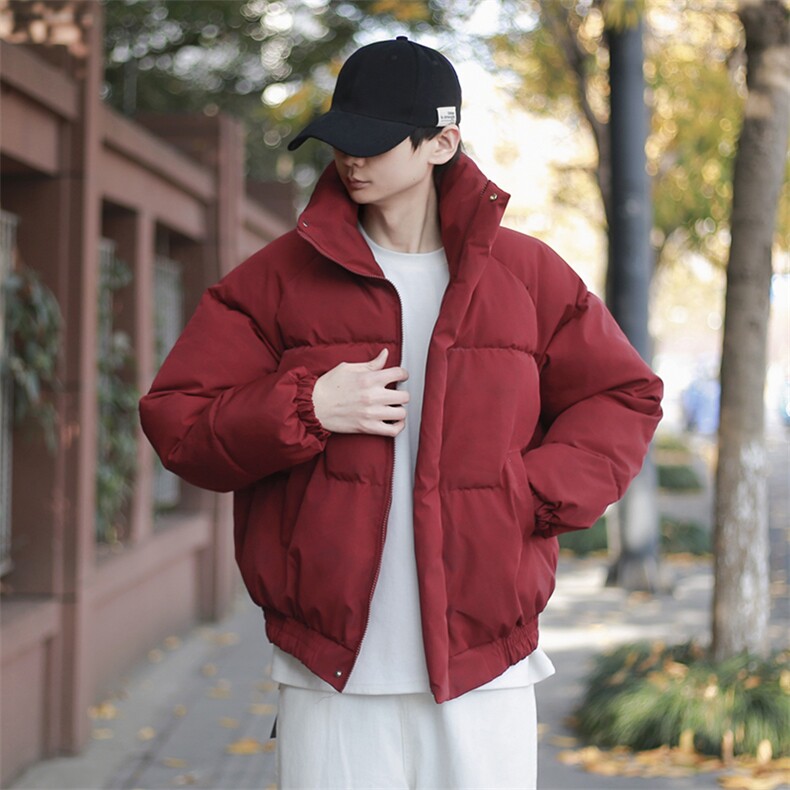 图脏脏服冬季短款棉衣外套立领宽松面包服MY60/P85/118，男装棉衣，星座1412-2