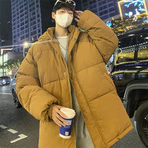 连帽棉衣男士冬季加绒加厚休闲外套面包服棉袄 M02 P75特批图片