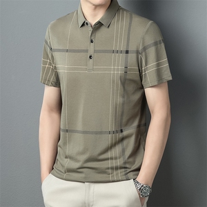 BGW31133男式2023夏季新款T恤衫男短袖翻领休闲polo体恤P53图片