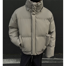 24年新款高级感品质短款皮棉衣立领加厚棉服外套M6710-PP88，男装棉衣，星座307A
