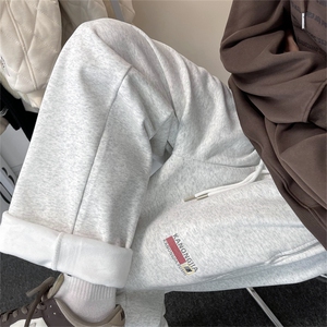 直筒裤男潮牌阔腿休闲裤秋季韩版潮流百搭宽松长裤 K7564-P42图片