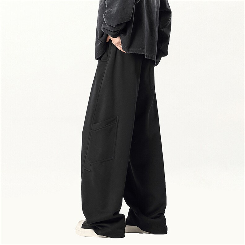 B258-K2712-P50控78抖音品质侧口袋休闲卫裤65%棉35%聚酯纤维,男装休闲裤,电商B258