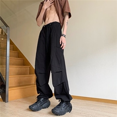 夏季高街潮牌美式户外机能风工装裤子多口袋直筒休闲裤GH060-p46，男装休闲裤，星座1008