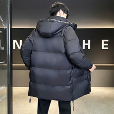 冬季新款中长款羽绒服男连帽可脱卸保暖外套B321-YR988-P215，男装羽绒服，电商B321-1