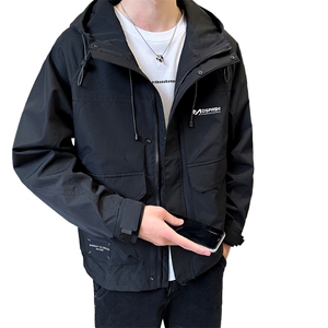 加棉加厚冲锋衣工装连帽夹克男士休闲外套 DS-A329-JR2328-P125图片