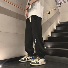 男潮直筒长裤潮流宽松型青春流行休闲裤K10090P48，男装休闲裤，星座1116-2