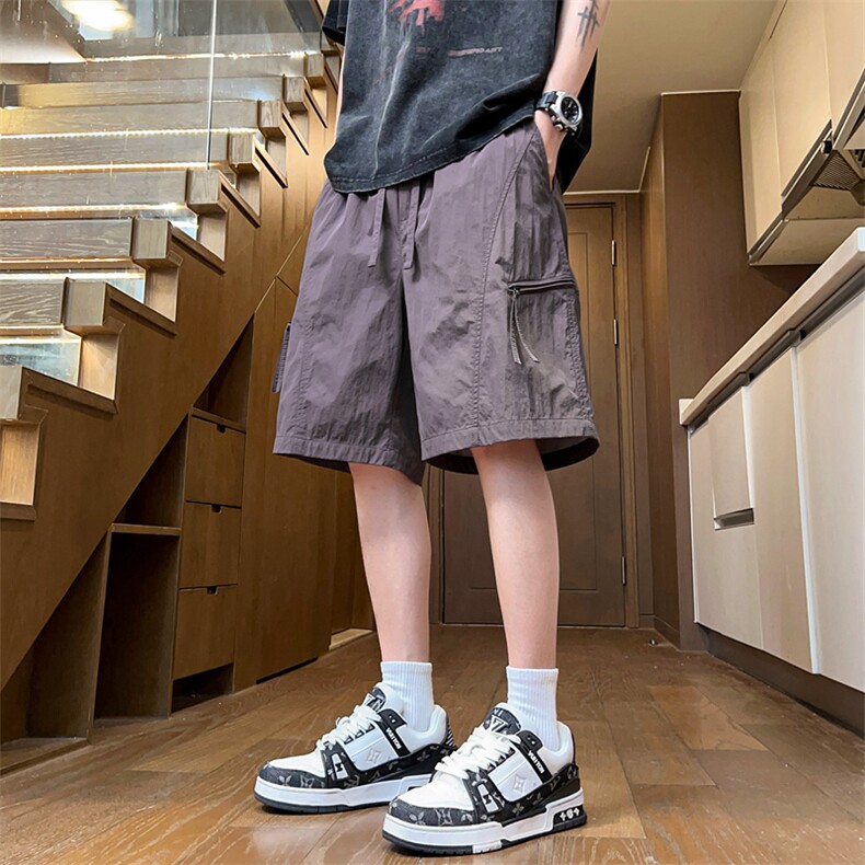 现货夏季工装短裤男ins潮牌休闲百搭潮流痞帅五分裤D02520-P38,男装牛仔裤,星座308B-2