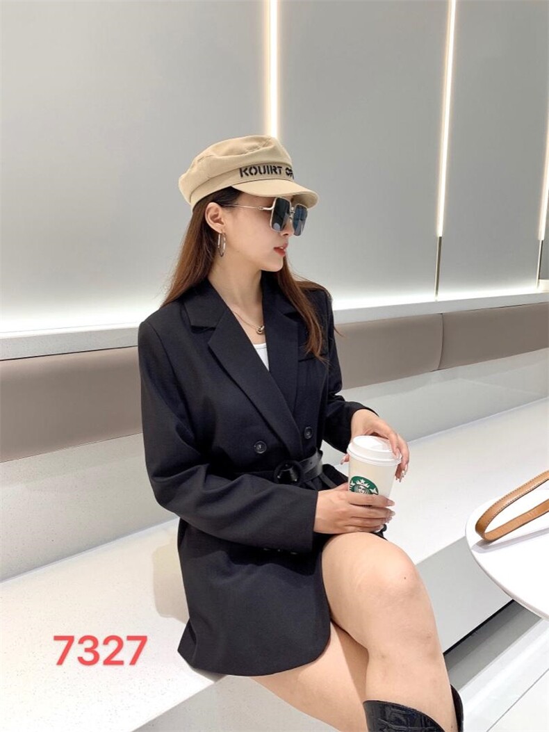 范儿配腰带西装外套,女装西装,女人驿站