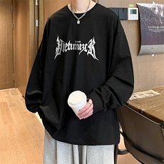 抖音得物供货量大从优可提供视频美式长袖T恤CT746特P25，男装T恤，电商A486-1