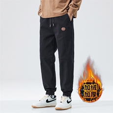 保暖百搭抗寒休闲裤2025新款冬季美式束脚运动裤J666-P40/加绒P50，男装棉衣，星座509