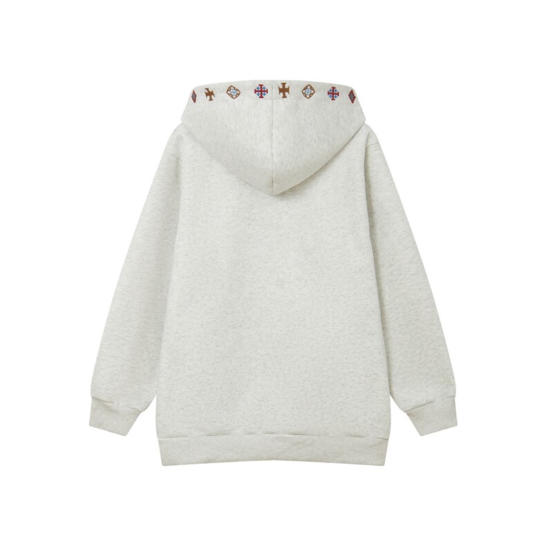 现货-春秋卫衣开衫重磅高品质绣花外套休闲1016-1Y146P70K128,女装短外套,星座1016-1（原电商B408-1）