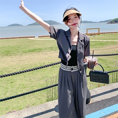 新款现货主推薄款西装套装9839-P135-K188，女装套装/套裙，2C129