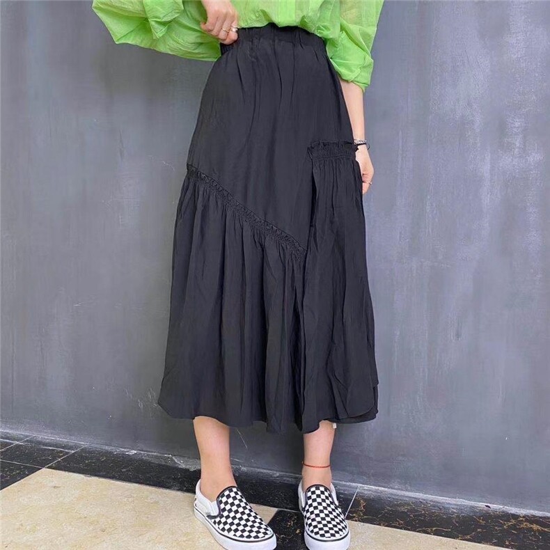 春夏半身裙、连衣裙火爆登场，女装半身裙，亮金金