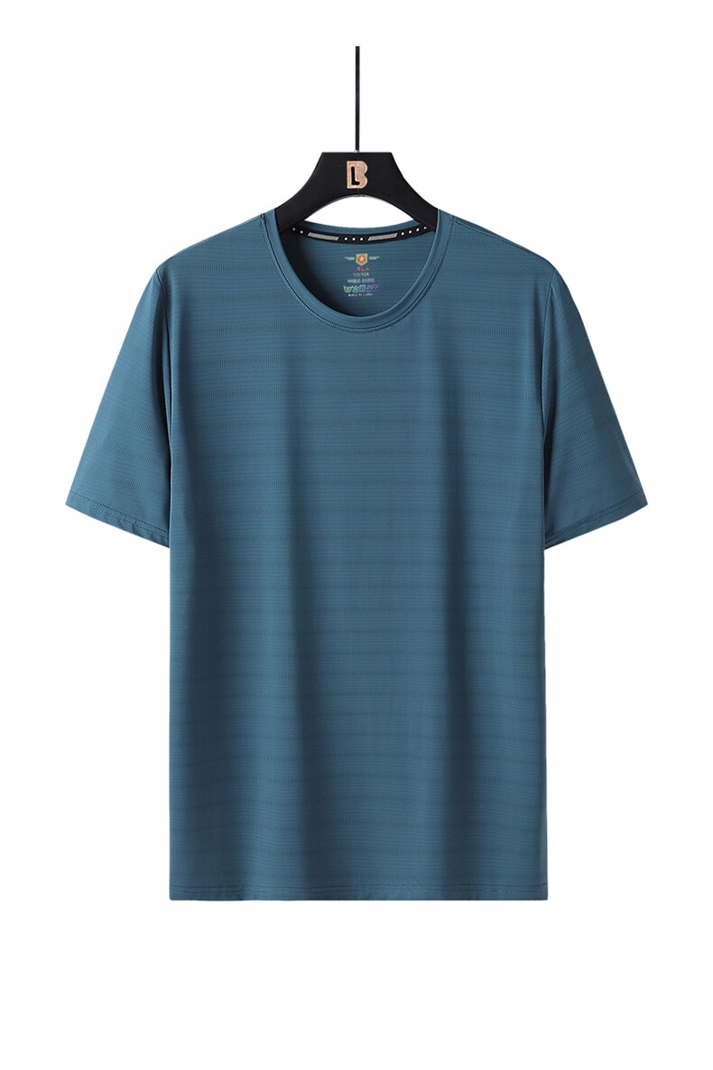 2026夏季新款冰丝透气速干大码情侣T恤(女款M-4XL)T910-P28,男装T恤,星座109