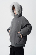 有90绒报告可拆卸毛领羽绒服派克服标90绒78197P268控428，男装羽绒服，星座227-7