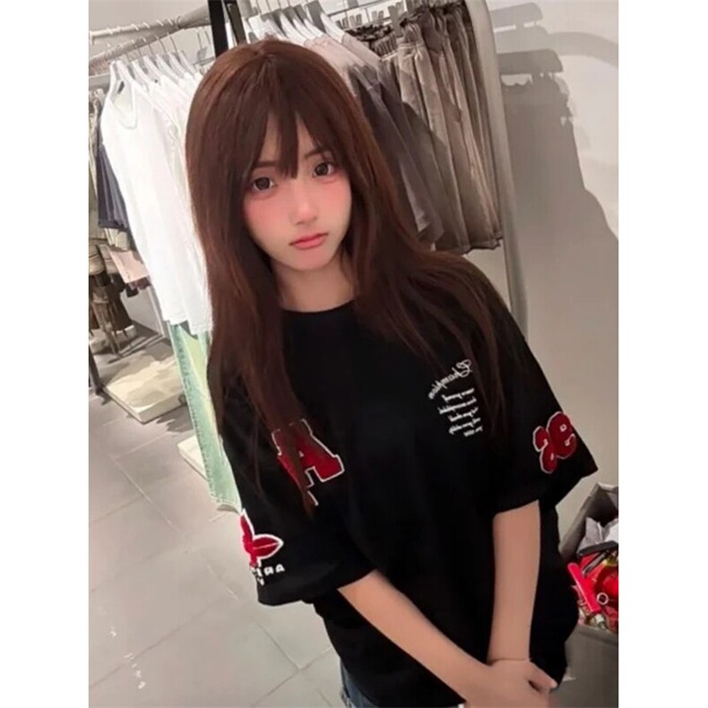 万针全刺绣工艺抖音得物高品质260克重磅纯棉双纱美式高街短袖T恤图片