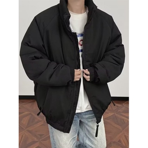 美式复古加厚保暖立领工装棉服男女冬季情侣保暖棉衣 MJ56图片