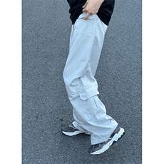 美式复古高街多口袋工装裤男设计感宽松休闲阔腿直筒裤CK300-P48，男装工装外套，星座1008