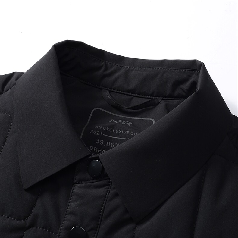 中年纯色棉衣加厚保暖冬季爸爸装外套翻领棉服上衣HM6623-P175,男装棉衣,电商B212（原钱塘6029）