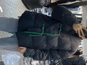 2022新款复古文艺高级感风盘扣90%白鸭绒羽绒服图片
