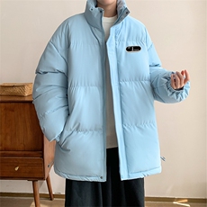 棉衣男冬季新款港风宽松立领羽绒棉服学生面包服MF700-P58(现货），男装棉衣，星座214-3