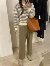 条纹卫衣，女装卫衣/绒衫，唇蔻