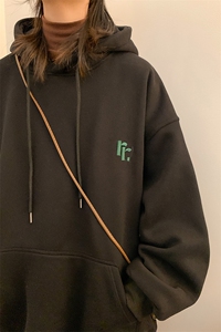 主推 卫衣男中性风港风宽松刺绣秋外套416B-1-WY679-P55限78图片