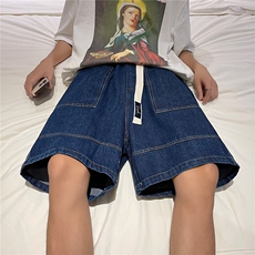 高街水洗牛仔裤男设计感小众C841P36，男装牛仔裤，星座1116-2