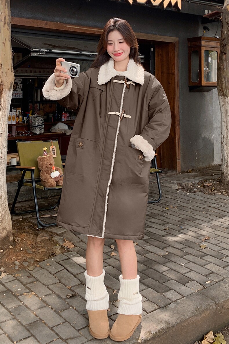 【新款】韩版宽松休闲派克棉服8823-P210-K298,女装派克服,2C305